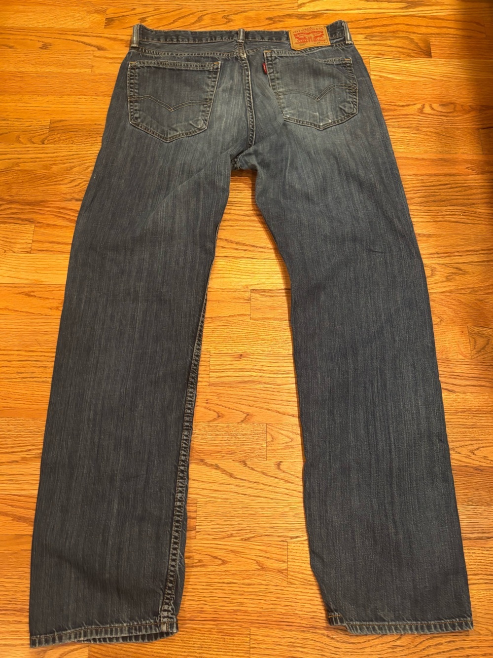 Levi’s 505 Men’s Jeans 36x34 Medium Wash Straight Leg Classic Denim - Picture 3 of 11